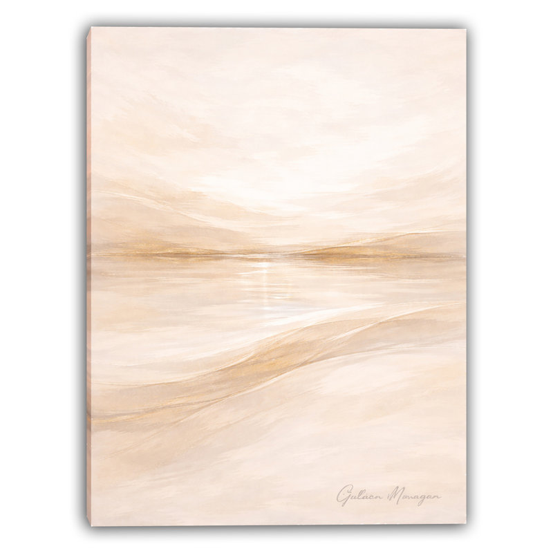 Perle ondulée, art mural sur toile, L 12 po x H 16 po x P 1 po
