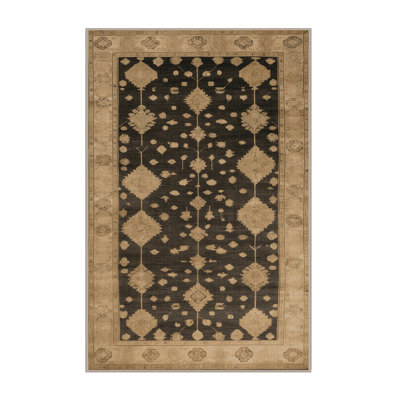 Machine Washable Overdyed Beige Area Rug