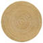 Table basse ronde en rotin tissé Mize