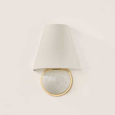 Mitzi Marlena 7.75 Inch Wide 1 Light Wall Sconce In Aged Brass