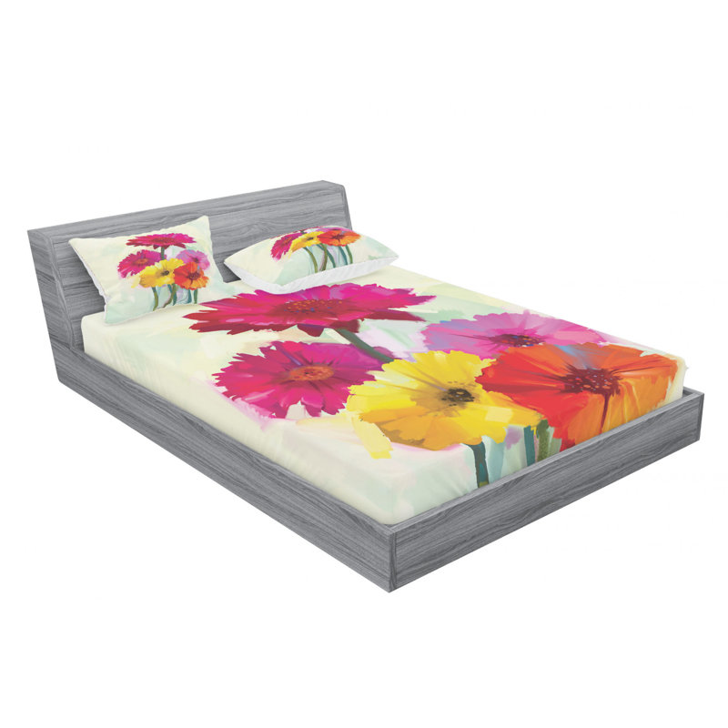 Microfiber Sheet Set, Full Sheet Set with Fitted Sheet