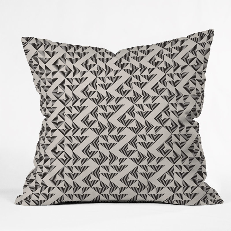 Holli Zollinger Geometric Throw Pillow, 16" x 16", Neutral
