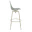 Clean Cut Swivel Stool with Metal Frame-69342288-69342289