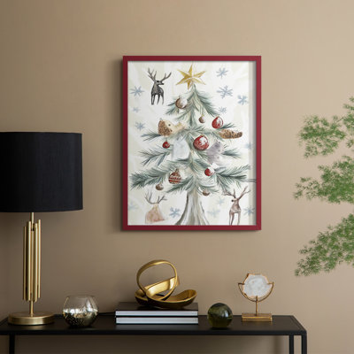 «Christmas Holiday Art», reproduction encadrée CECX III