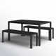 Joel 59'' Rectangular 6 - Person Outdoor Dining Set
