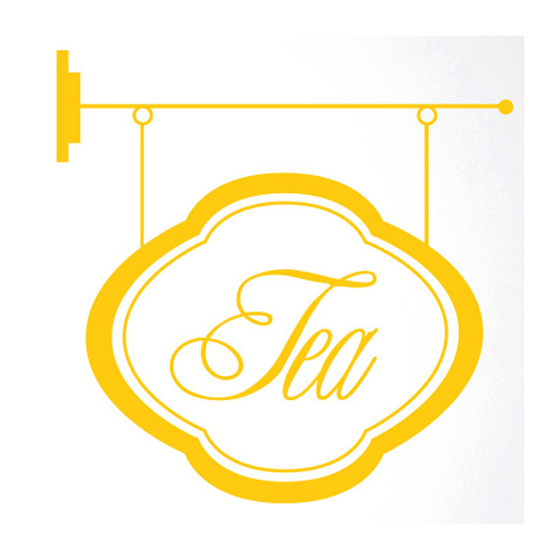 Wall Decal, Dark Yellow