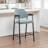Devane Upholstered Counter Stool With Armrest-123161738