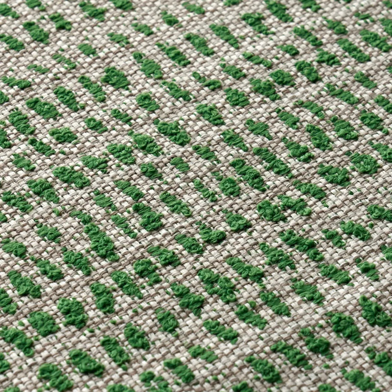 Tissu intérieur / extérieur Oscar, Brun / vert