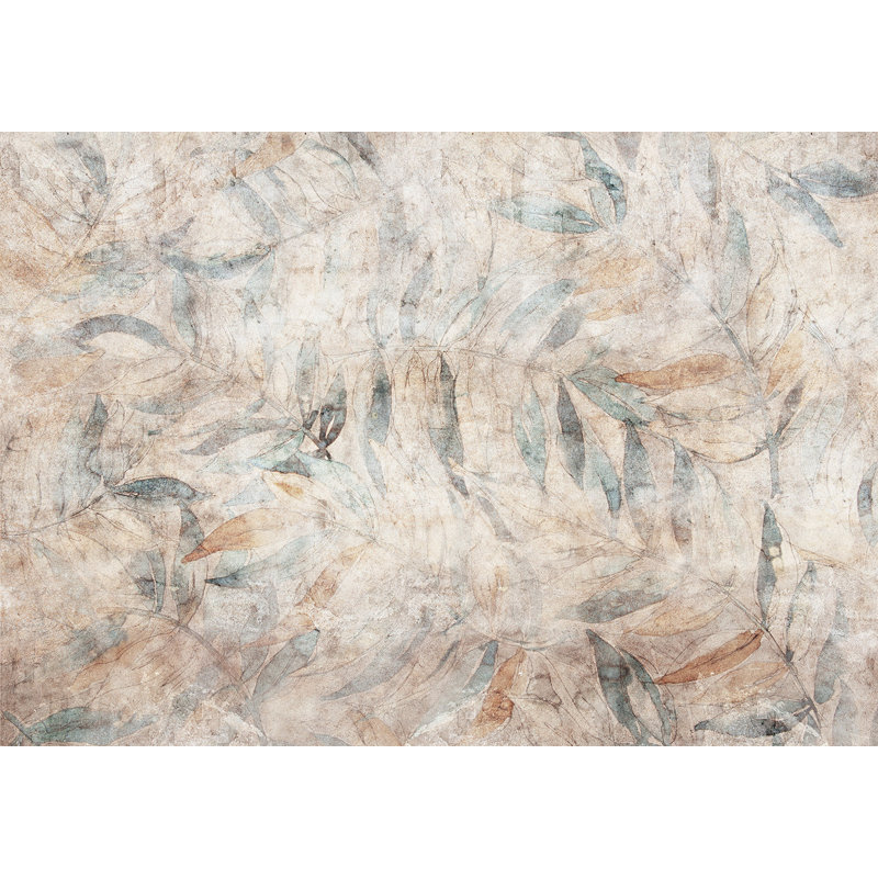 Murale pelez et collez Blagovesta, Beige, L 96 po x l 135 po