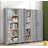 Heavy-Duty Metal Storage Cabinet With Locking Doors And 4 Adjustable Shelves For Garage, Office, Or Warehouse Organization.-770462556