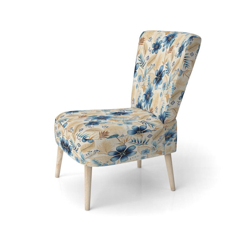 Chaise d'appoint d'appoint rembourrée Boho
