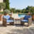 Outdoor Patio Metal Armchair With Cushions-119342292