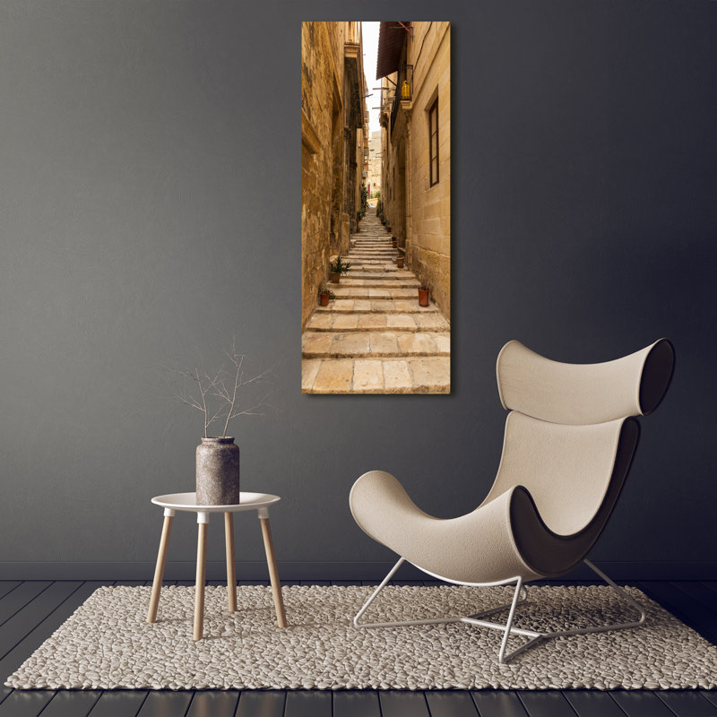 Streets In Malta - Wrapped Canvas Print