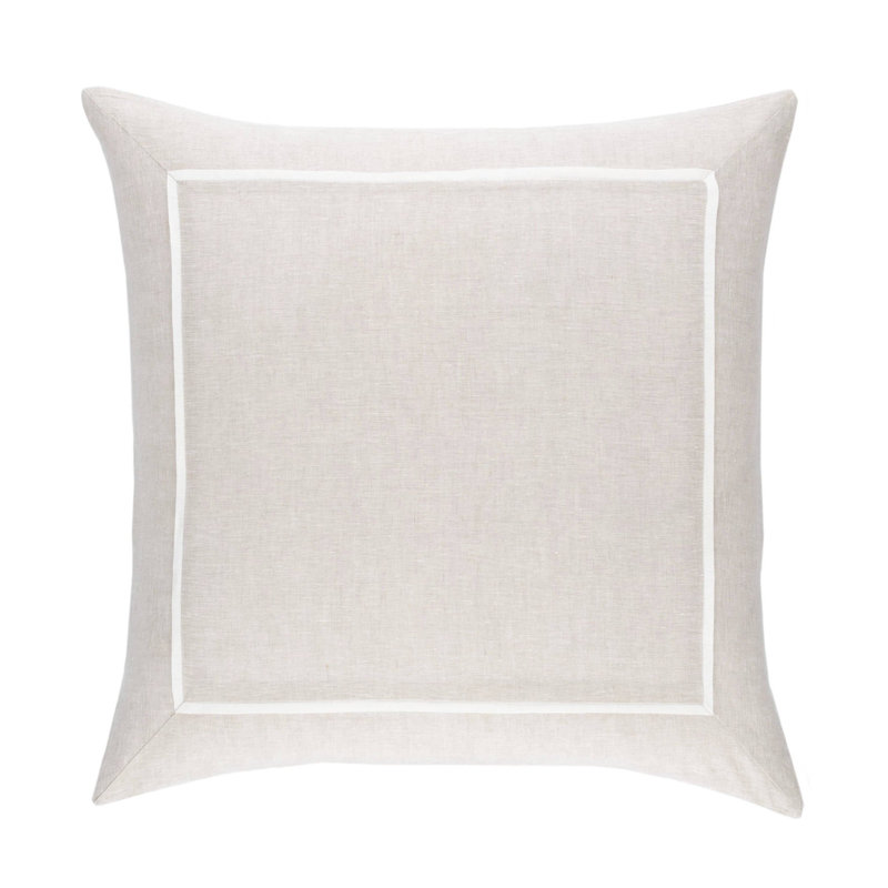 Keaton Linen Sham, Euro, Natural