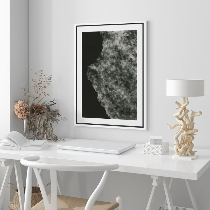Reproduction d'art sur toile encadrée pour la nature, H 36 po x l 24 po, Blanc