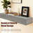 60" Solid Wood Fireplace Mantel, Floating Shelves-522203102-522203103