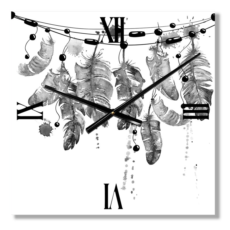 Horloge murale bohème et éclectique, Moyen