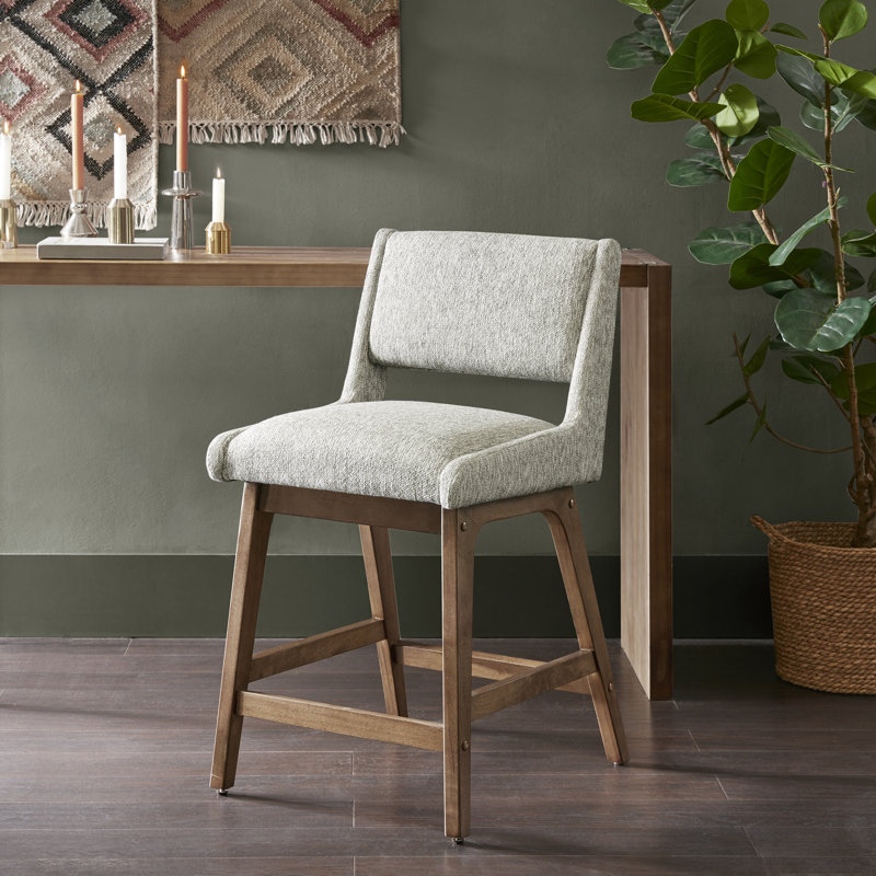Tabouret de comptoir Celsi, Gris clair