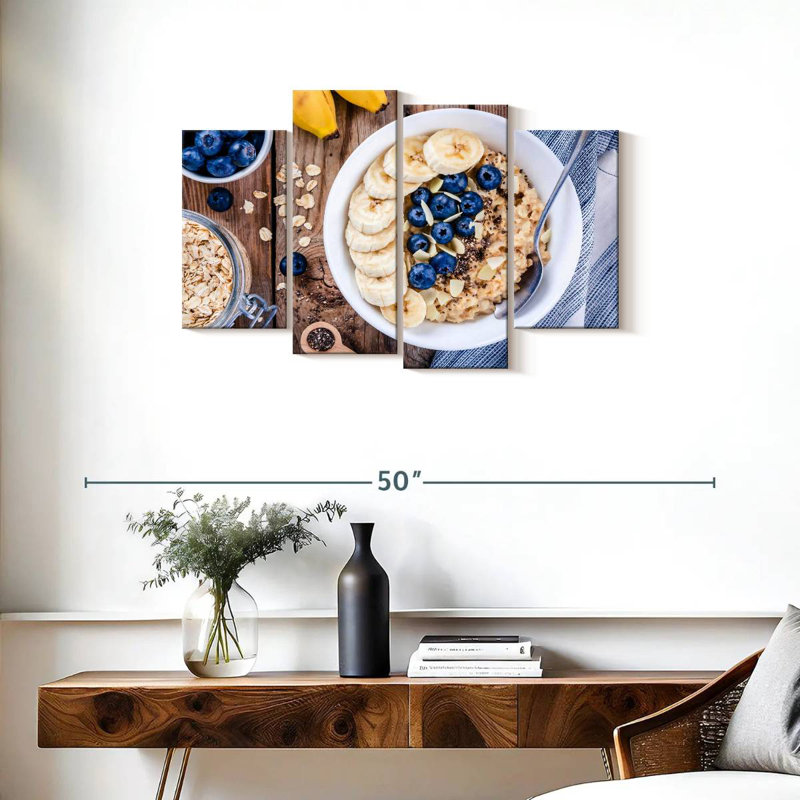 Yarlin Healthy Oatmeal Breakfast, 22" H x 36" W