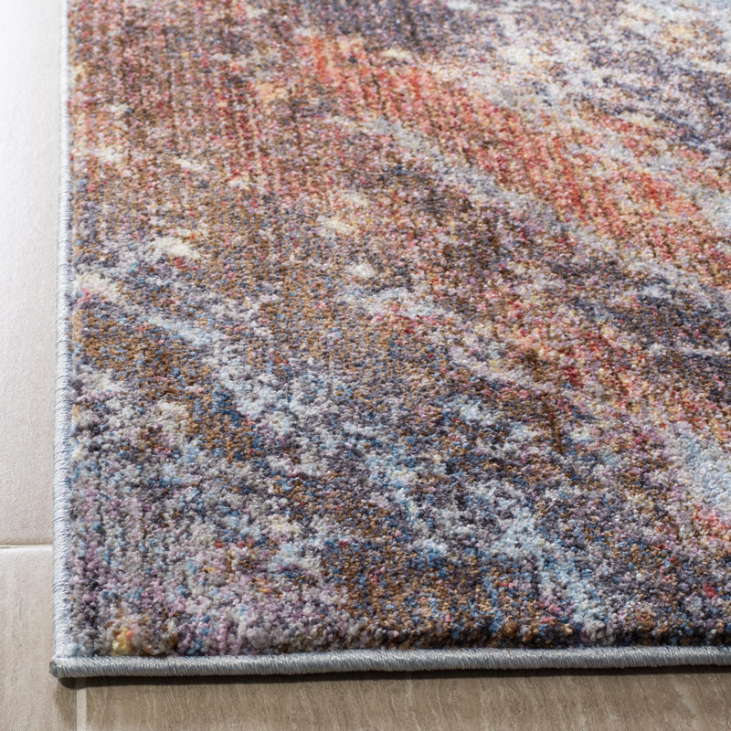 Massad Performance Abstract Rug, Rectangle 4' x 6'