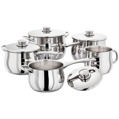 Chef's Secret 9-Ply Waterless Heavy Gauge Cookware Set, Durable Stainless  Steel Construction with Thermo Control Top Knobs, 12-Pieces