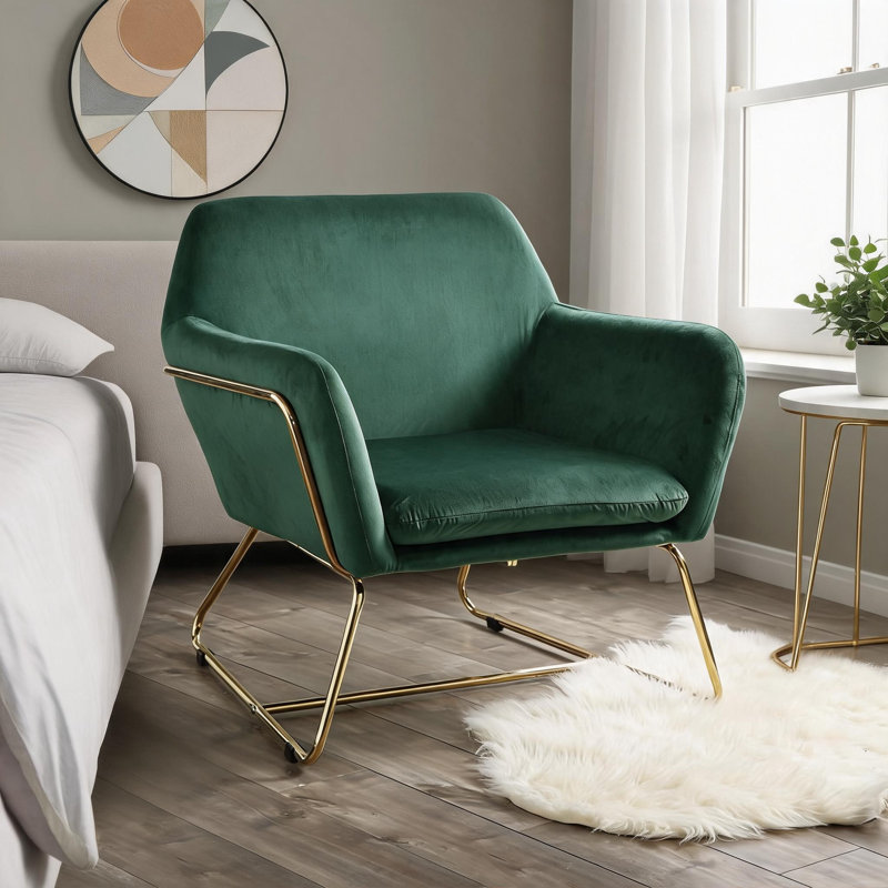 Chaise avec accoudoirs Modern Modern, Vert