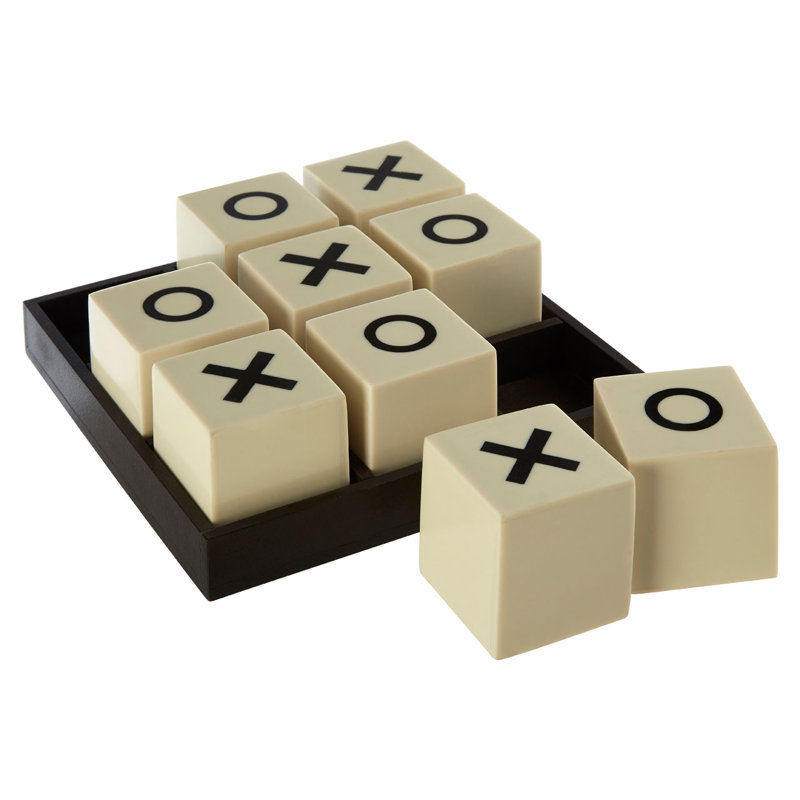 Pizarro Freeport Park 9 Player Wood Tic Tac Toe, 7cm H x 20cm W x 20cm D