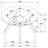 48" Round Dining Table Wood Brown