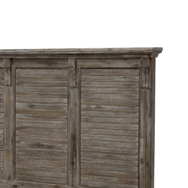 Catrease Solid Wood Panel Headboard, King