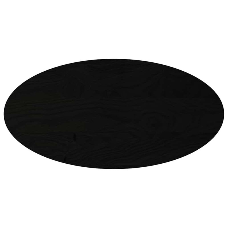 2-24 Solid Wood Table Top, 4cm H x 100cm W x 50cm D, Dark brown