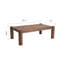 Table basse en bois massif Ellis Mid-Century