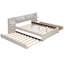 Lit plateforme tapissier avec tiroirs et tablettes de lecture-1564336241