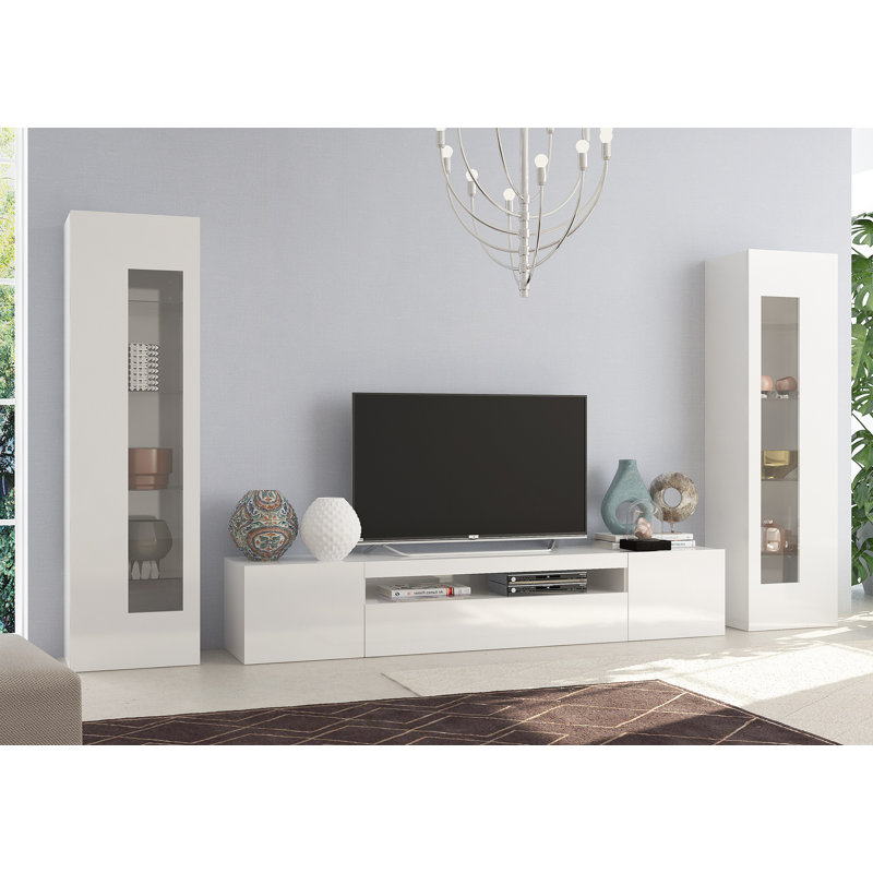 Humboldt Unfinished Entertainment Centre for TVs up to 88", White
