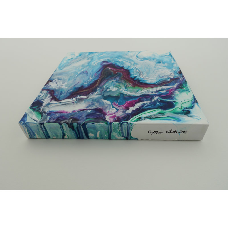 Jeweled Waves Painting by Cynthia White