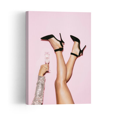 Celebration High Heels Elegant Contemporary Wall Art Print by Pictufy Studio III - Print