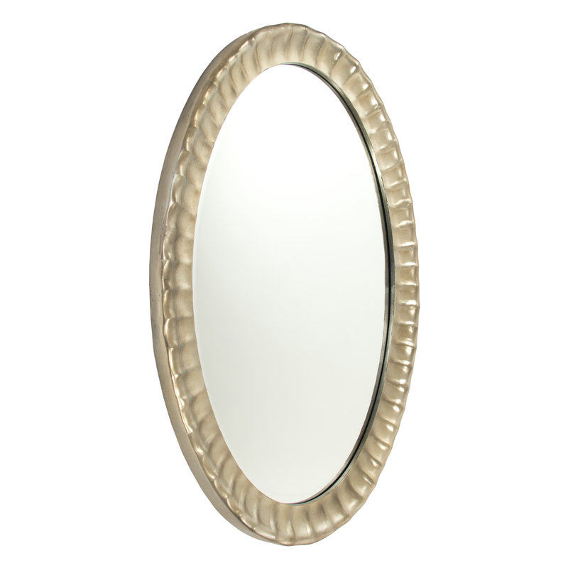 Perle Flat Metal Wall Mirror
