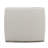 Beige Boucle Sectional Sofa W/3 Pillows
