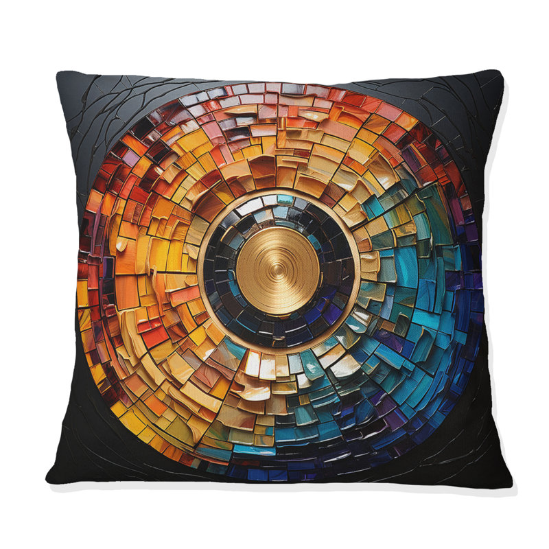 Coussin décoratif coloré