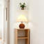 Lampe de table en bois avec lumière tricolore
