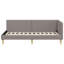 vidaXL Corner Bed Frame with Headboard Velvet-118804126