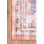 Tapis bleu orange à motif rétro tissé-159515991