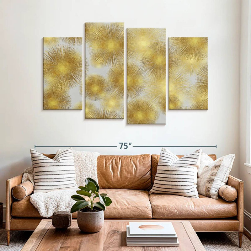 Avery Sunburst Cluster, 42" H x 68" W