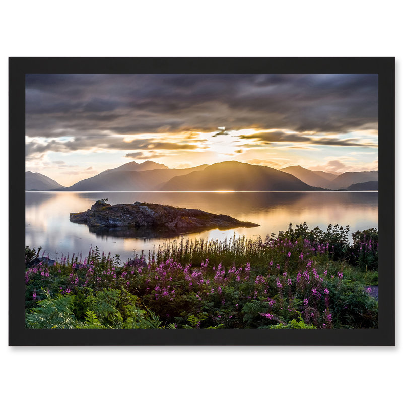 Trienke Sunset Loch Linnhe Highland Scotland - Single Picture Frame Print