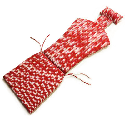 Coussin de siège et de dossier rouge Adirondack