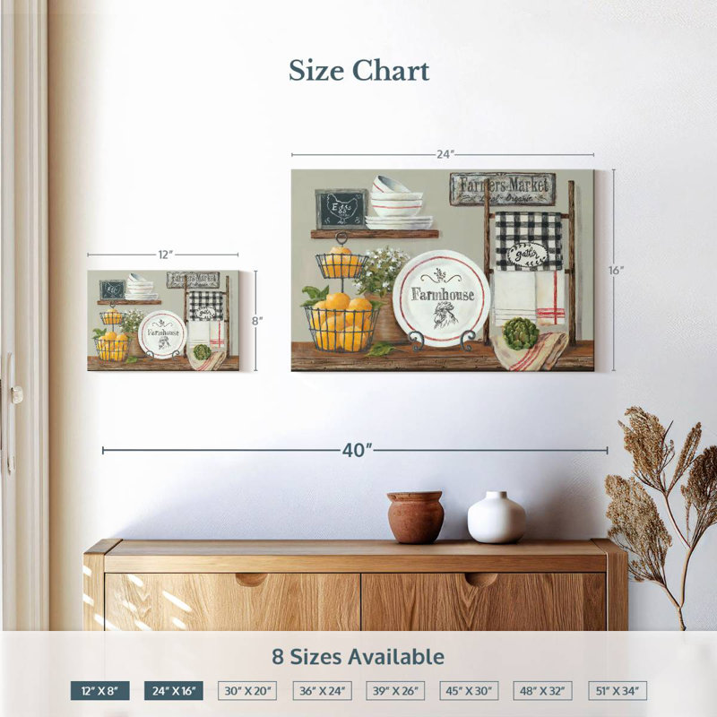 Senne Farm Kitchen I, 16" H x 24" W