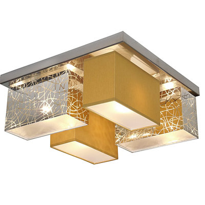 Pascoe Fabric Semi Flush Mount