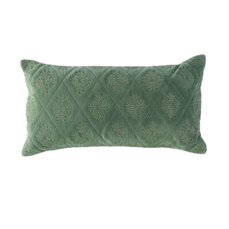 Coussin en coton, Polyester, Vert