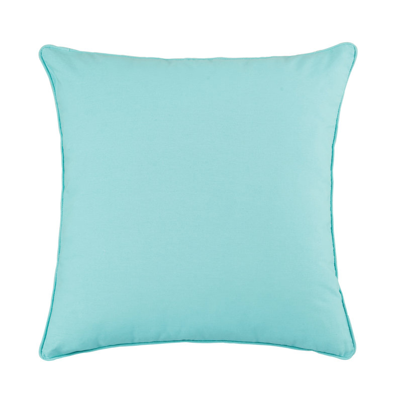 Bluewater Bay Cotton Euro Sham, Aqua