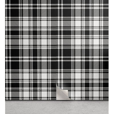 Panneau de papier peint adhésif de cuisine British Tartan Celtic Symmetric Living