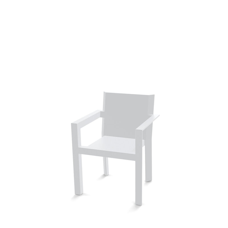 Frame Patio Dining Chair, White